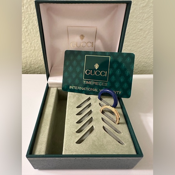Empty Gucci Green Bezel Watch Box - Picture 1 of 8
